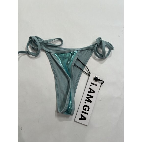 I.AM.GIA Alohi Bikini Bottoms in Blue - Picture 4 of 5